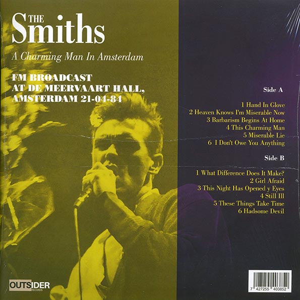 Smiths /  A Charming Man In Amsterdam / 21-04-84 / Purple Vinyl