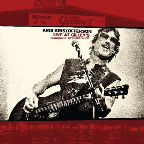 Kris Kristofferson / Live at Gilley´s - Pasadena TX: September 15 1981 / Indie Exclusive / White, Red