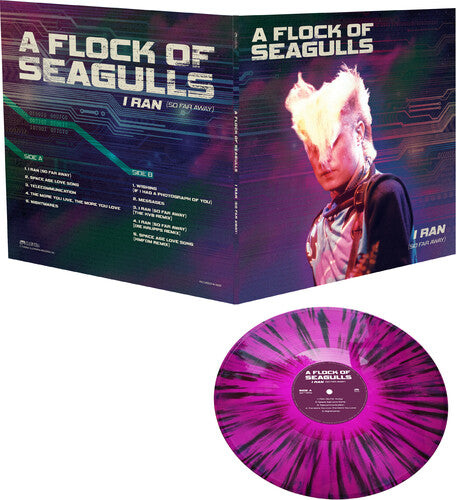 A Flock Of Seagulls / I Ran - So Far Away / Purple Black Splatter