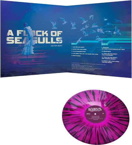 A Flock Of Seagulls / I Ran - So Far Away / Purple Black Splatter