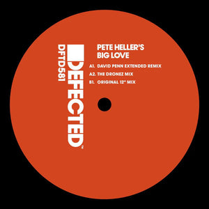 Pete Heller'S Big Love - Big Love (David Penn /
The Dronez Remixes) [Defected]