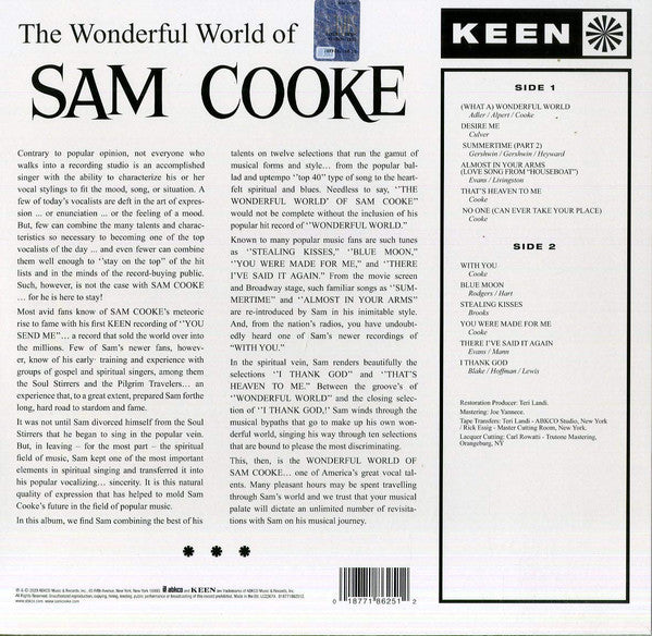 Sam Cooke / Wonderful World Of / HQ Remastered