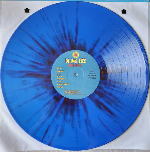 Blink-182 / Buddha / Blue/Red Splatter