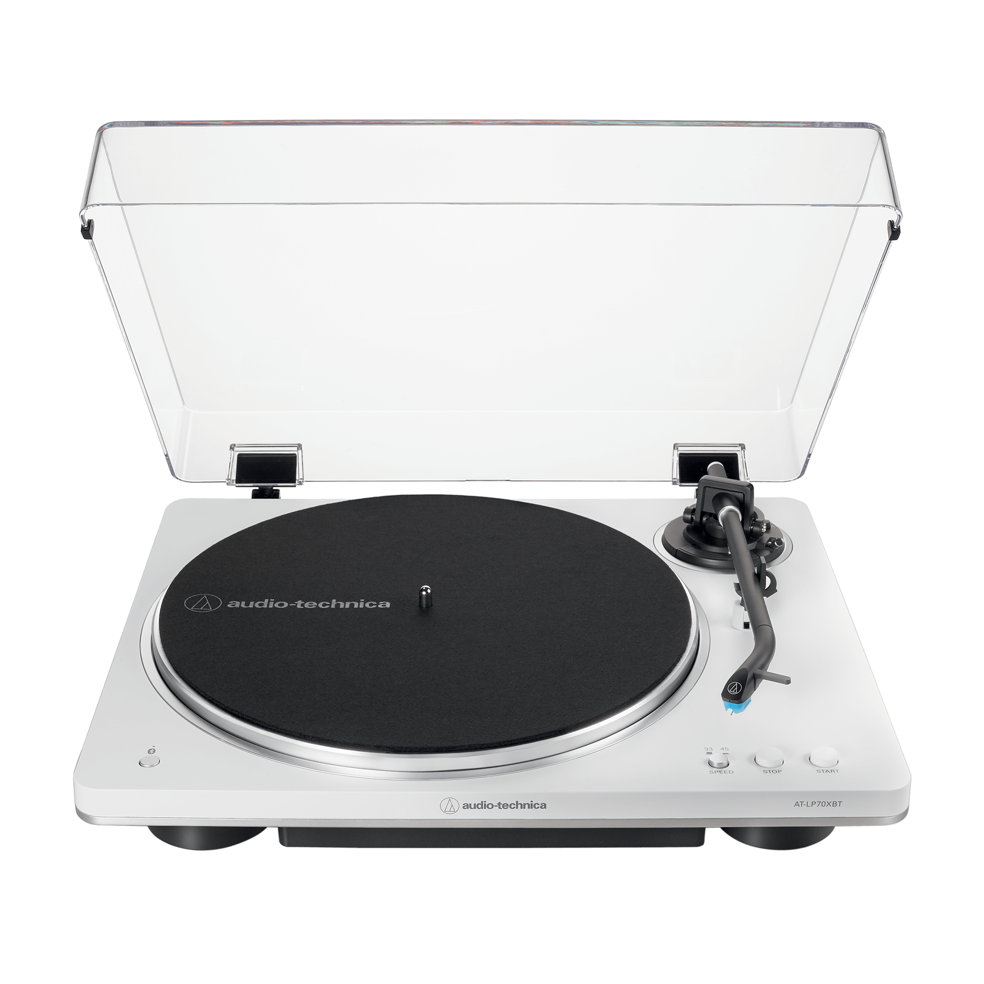 Tornamesa Audio-Technica AT-LP70XBT WS White Silver