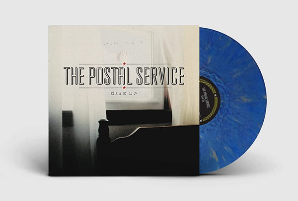Postal Service / Give Up - Blue W/ Metallic Silver